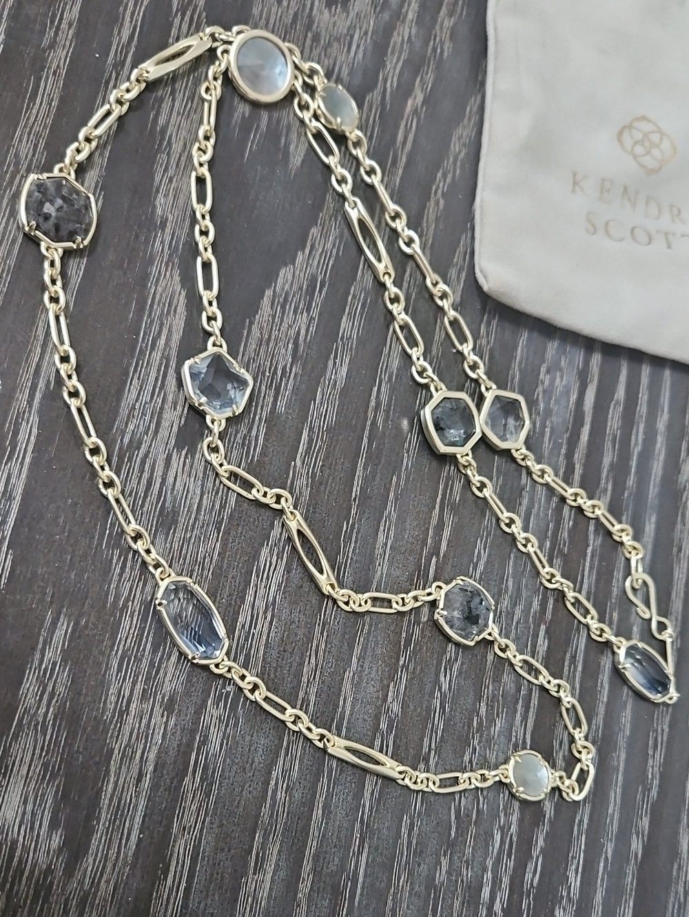 Kendra Scott Long Gold Necklace